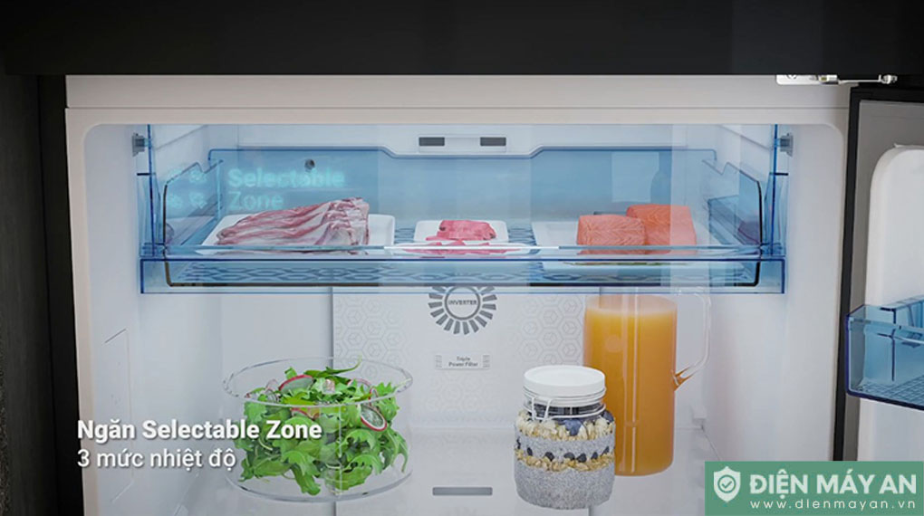 Tủ Lạnh Hitachi Inverter 374 Lít HRTN6408SAGMGVN